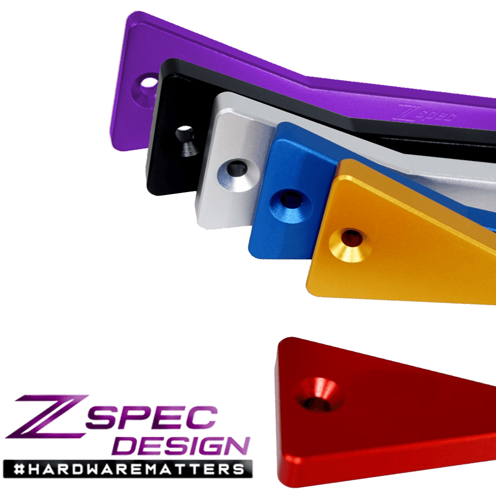 ZSPEC Battery Hold Down/Bracket for Nissan Titan A61, Anodized Billet Aluminum - Howling Moto