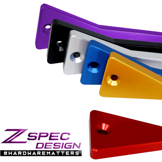 ZSPEC Battery Hold Down/Bracket for '90-96 Nissan Z32 300zx, Billet w/ Stainless Hardware - Howling Moto