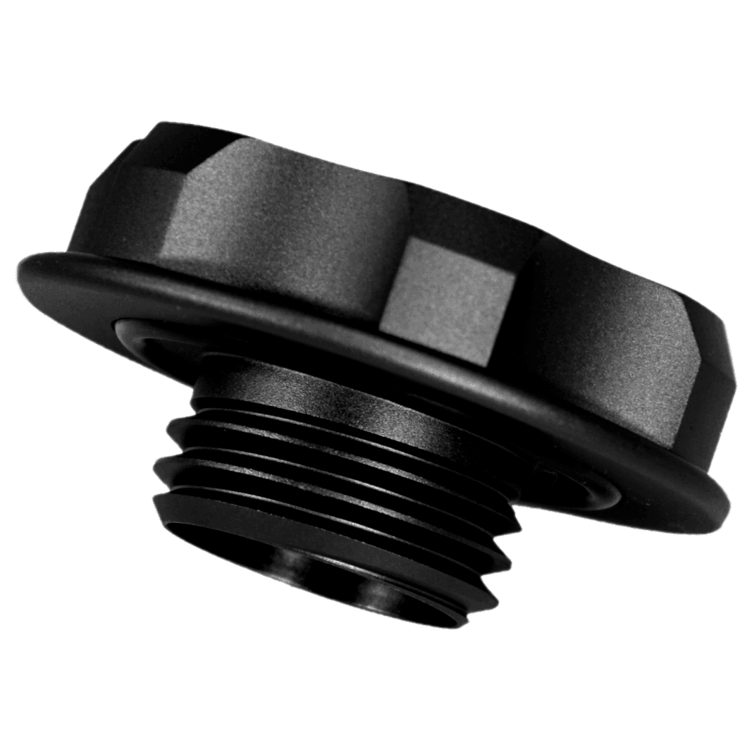 ZSPEC Billet Oil Filler Cap for Nissan/Infiniti/Datsun, Black Cap w/ Titanium Accent - Howling Moto