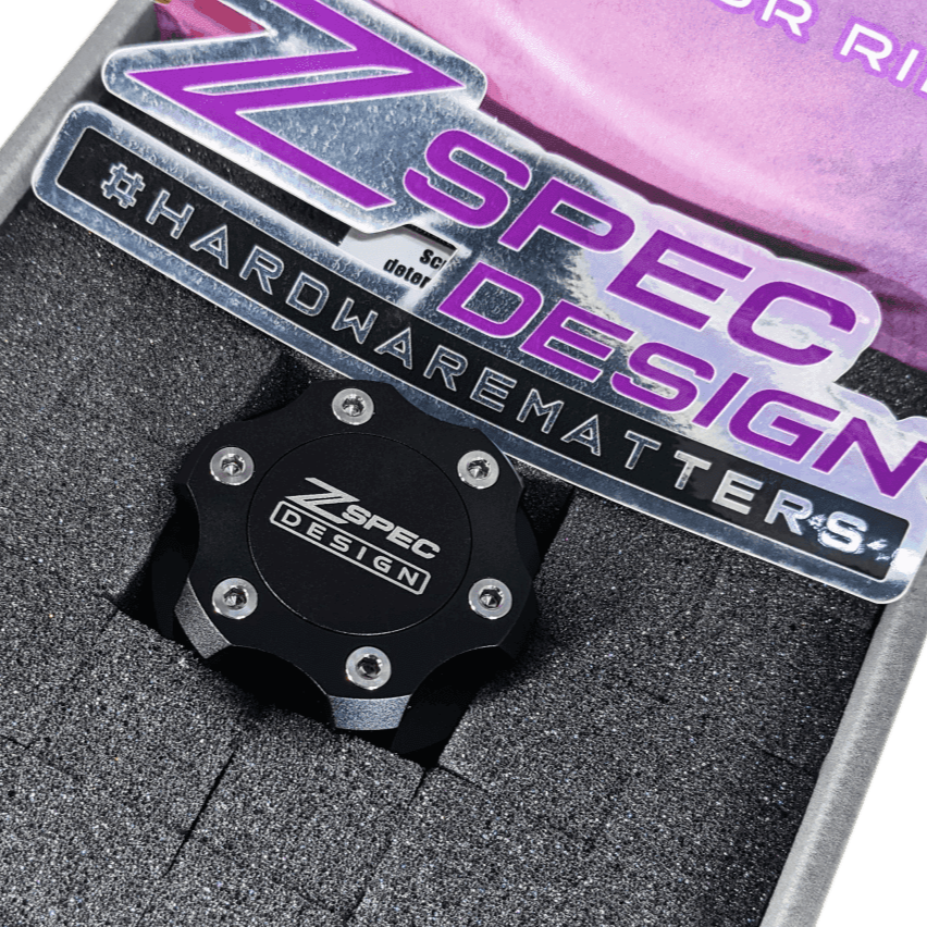 ZSPEC Billet Oil Filler Cap for Nissan/Infiniti/Datsun, Blue Cap w/ Titanium Accents - Howling Moto