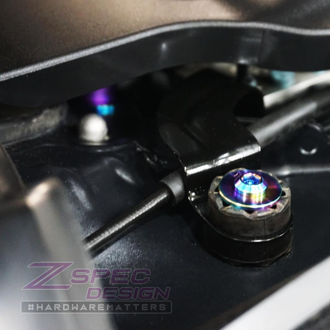 ZSPEC Stage-2 Dress Up Bolts® Fastener Kit for '14-18 BMW 340i F34 3.0T, Titanium - Howling Moto