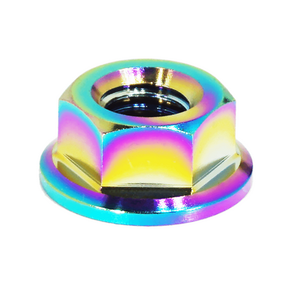 ZSPEC M10-1.25 Metric Flare Nuts, Titanium Grade-5, Sold Per Nut - Howling Moto