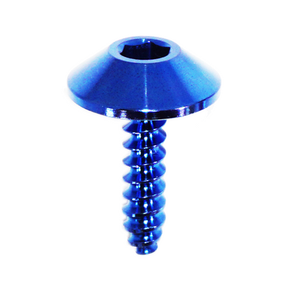 ZSPEC Angled Coarse M4x16mm Fastener, Titanium Grade-5, per Each - Howling Moto