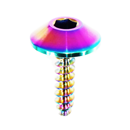 ZSPEC Angled Coarse M4x16mm Fastener, Titanium Grade-5, per Each - Howling Moto