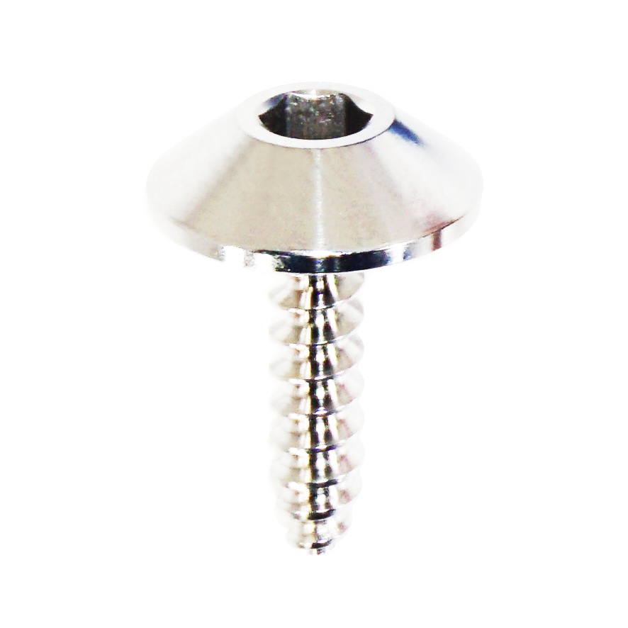 ZSPEC Angled Coarse M4x16mm Fastener, Titanium Grade-5, per Each - Howling Moto