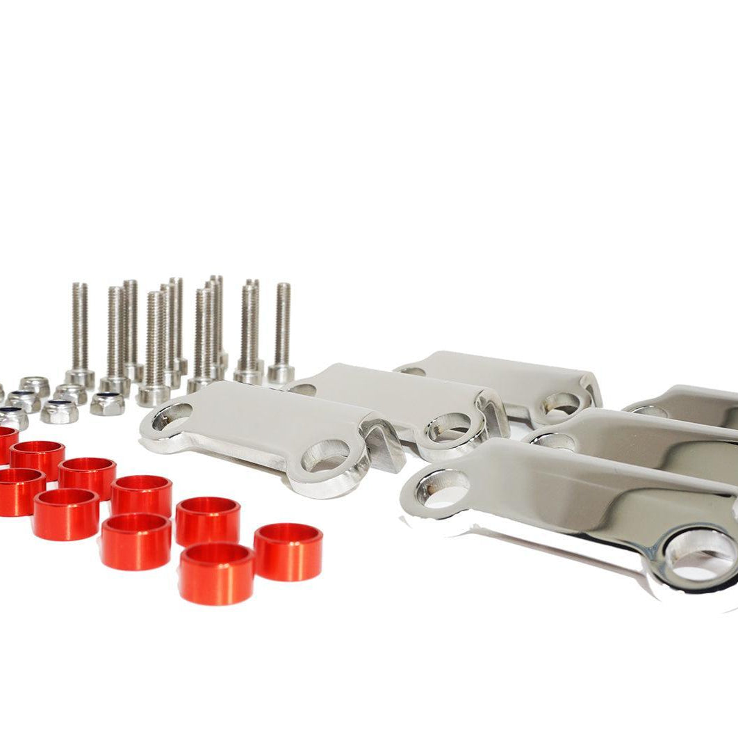 ZSPEC Polished Stainless Coil Brackets Kit (no Z), 90-99 Nissan Z32 300zx - Howling Moto