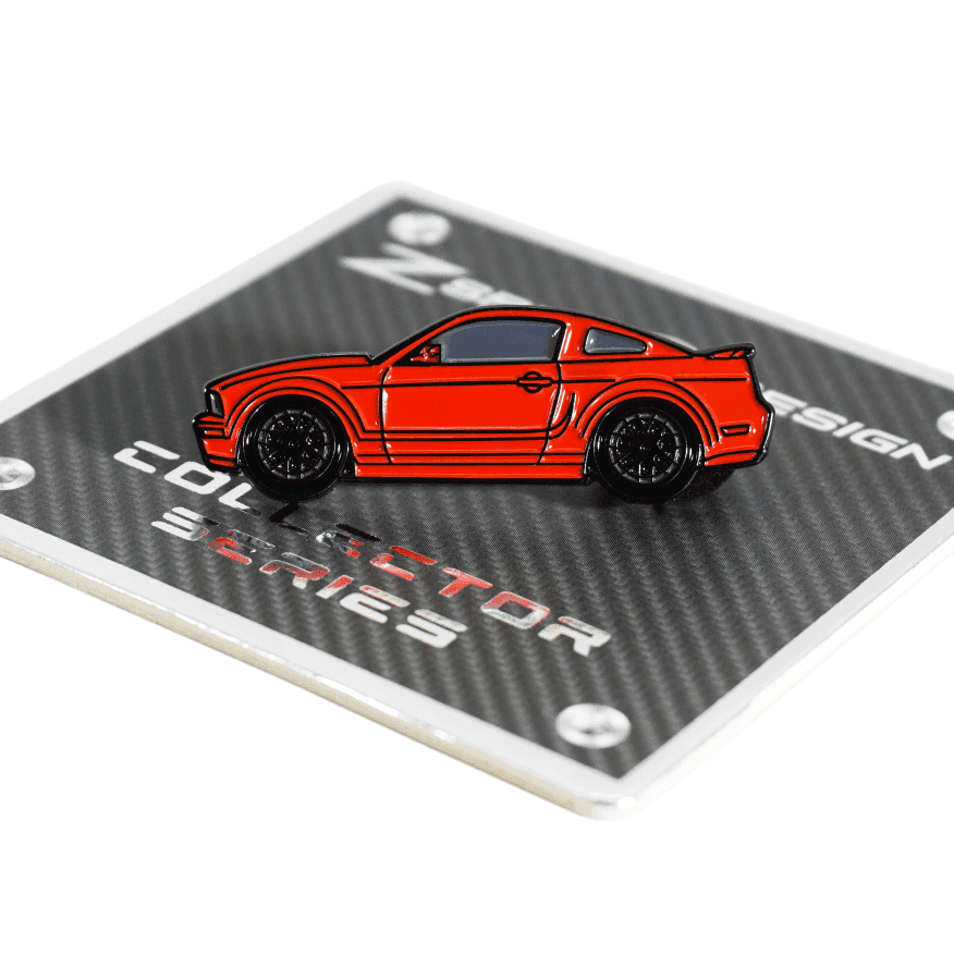 ZSPEC Collector Lapel / Hat Pin - Tribute to the S197 Ford Mustang - Howling Moto