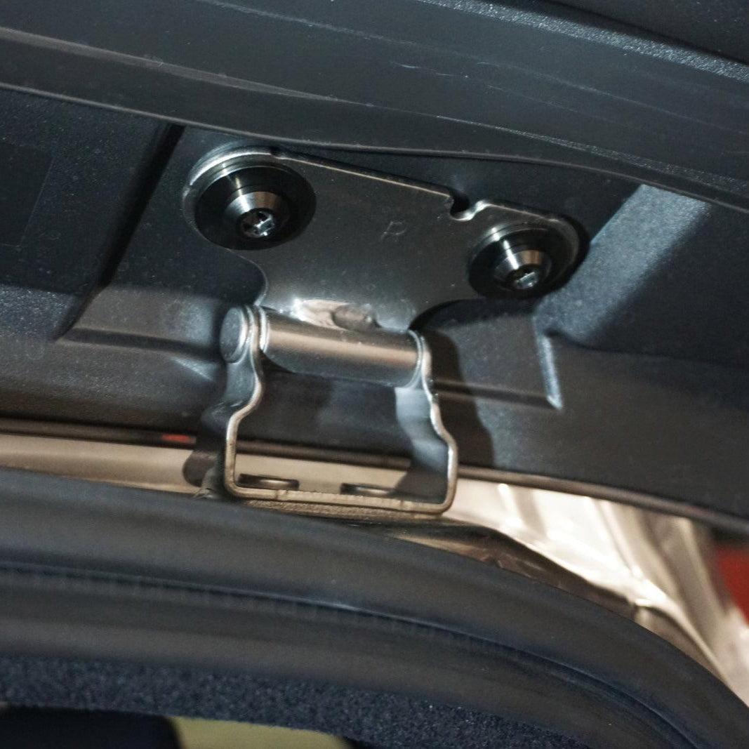 ZSPEC Trunk-Area Fastener Kit for the GR Corolla, Hinges/Struts/Latch/Tie-Down Hooks, Titanium - Howling Moto