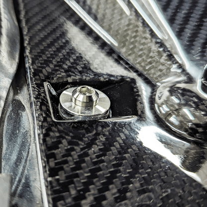 ZSPEC "Round Cowl-Clips" Replacement Solution for Z32 300zx, Titanium Fastener Kit w/ Well Nuts - Howling Moto