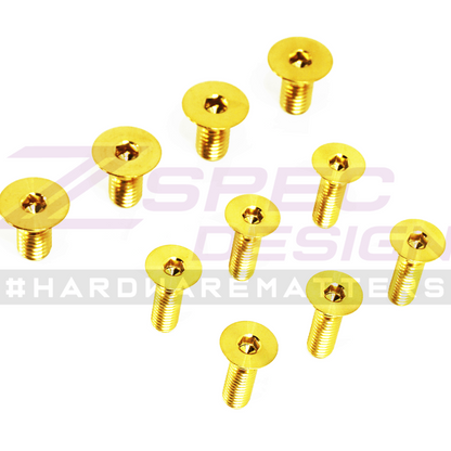 ZSPEC Dress Up Bolts® Fastener Kit, Door Jams Area for Nissan 300zx Z31, Titanium - Howling Moto