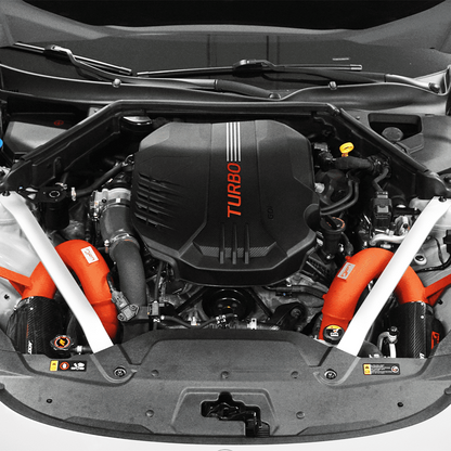 ZSPEC Stage-3 Dress Up Bolts® Fastener Kit for '18+ Kia Stinger GT K8, Stainless & Billet - Howling Moto