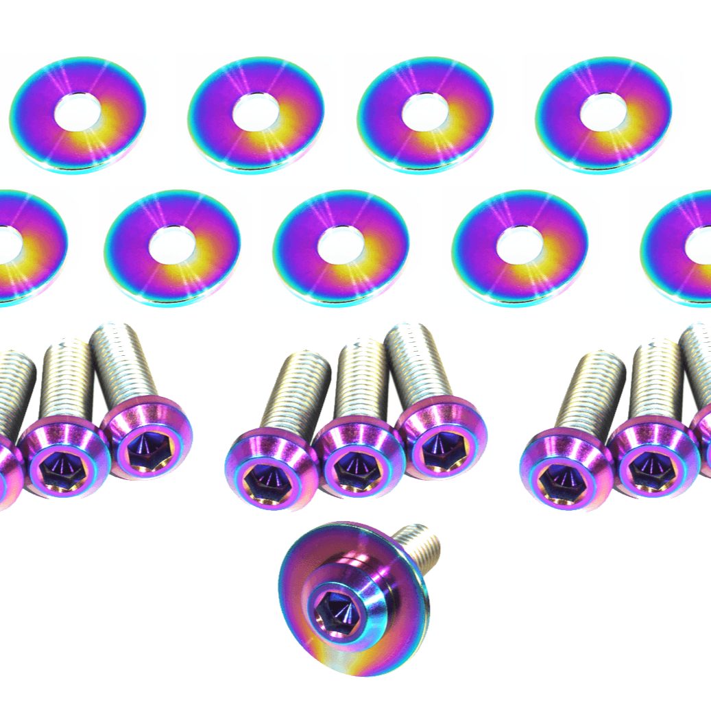 ZSPEC Titanium Struts & Strut-Braces Fastener Kits for '16+ Chevy V8 Camaro SS - Howling Moto