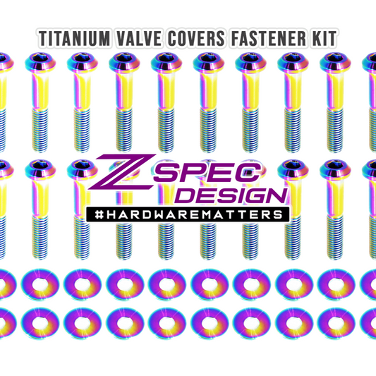 ZSPEC Titanium Valve Covers Fastener Kit for '16+ Chevy V8 Camaro SS - Howling Moto