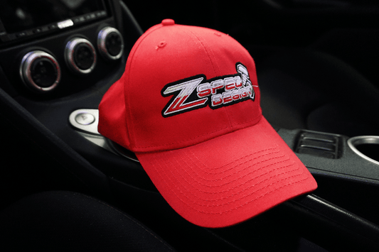 ZSPEC Design Lightweight Cotton Baseball-Style Hats, Red or Black, Adjustable - Howling Moto