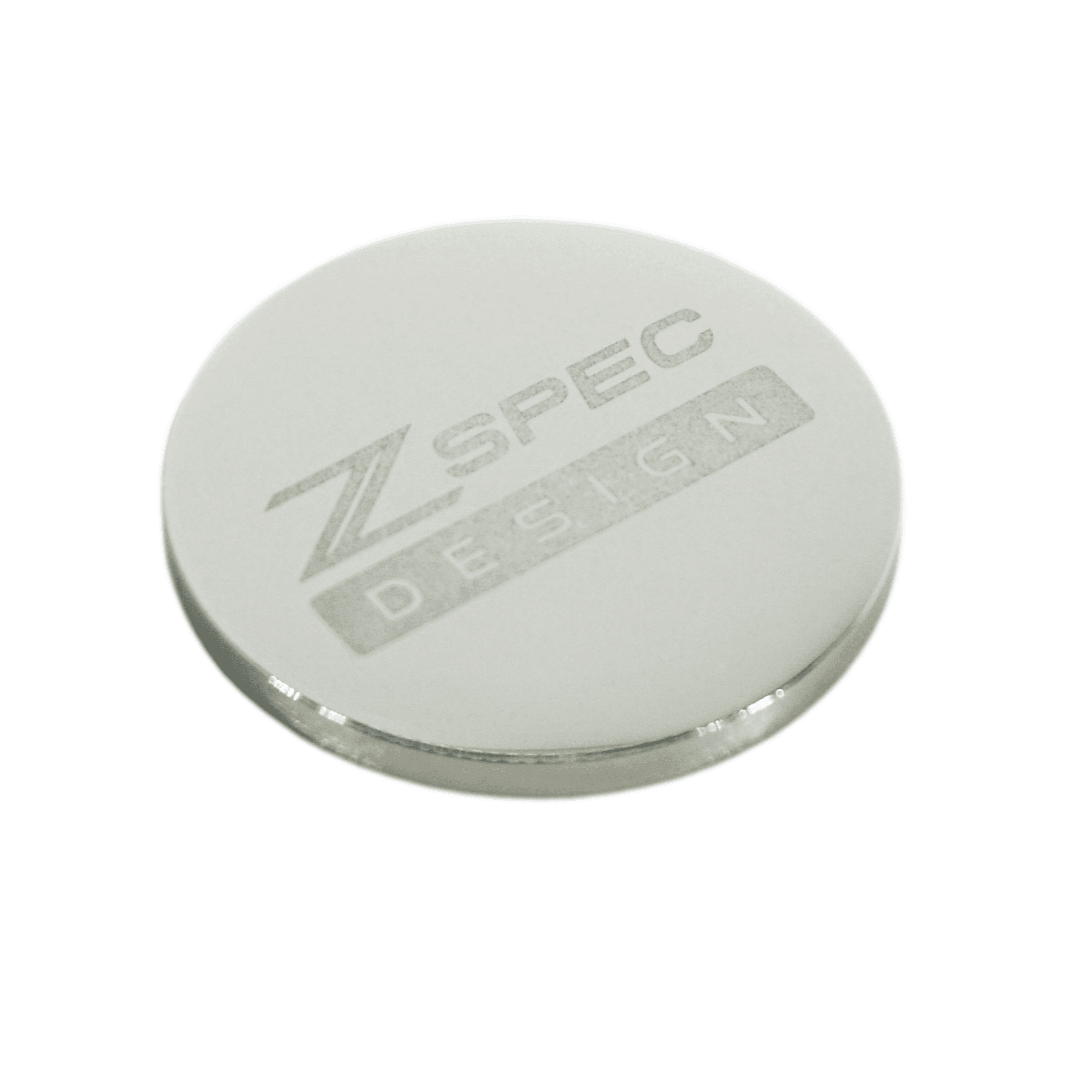 ZSPEC Shift Knob, M8-1.25, Delrin & Stainless, 6-Speed Shift Pattern Coin - Howling Moto