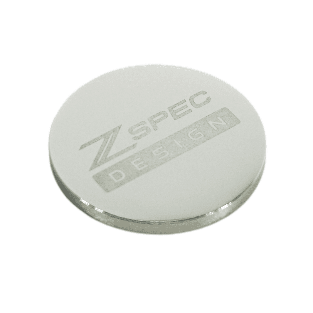 ZSPEC Shift Knob, M12-1.25, Delrin & Stainless, 4-Speed Shift Pattern Coin - Howling Moto