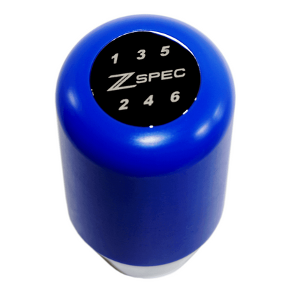 ZSPEC Shift Knob, M12-1.25, Delrin & Stainless, 6-Speed Shift Pattern Coin - Howling Moto