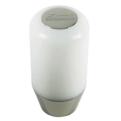 ZSPEC Shift Knob, M8-1.25, Delrin & Stainless, 4-Speed Shift Pattern Coin - Howling Moto