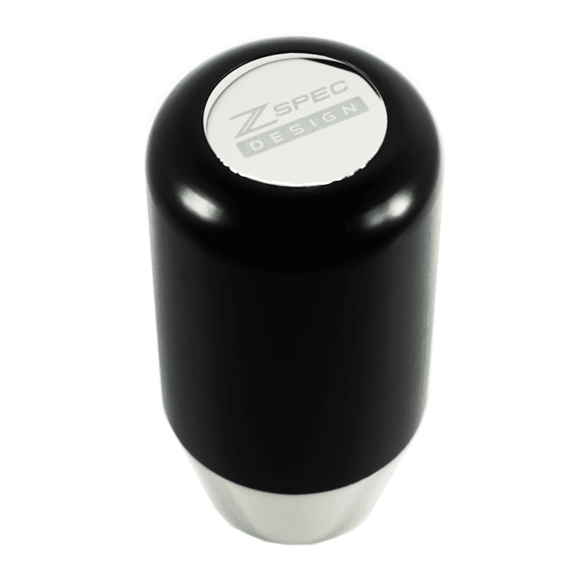 ZSPEC Shift Knob, M8-1.25, Delrin & Stainless, 6-Speed Shift Pattern Coin - Howling Moto