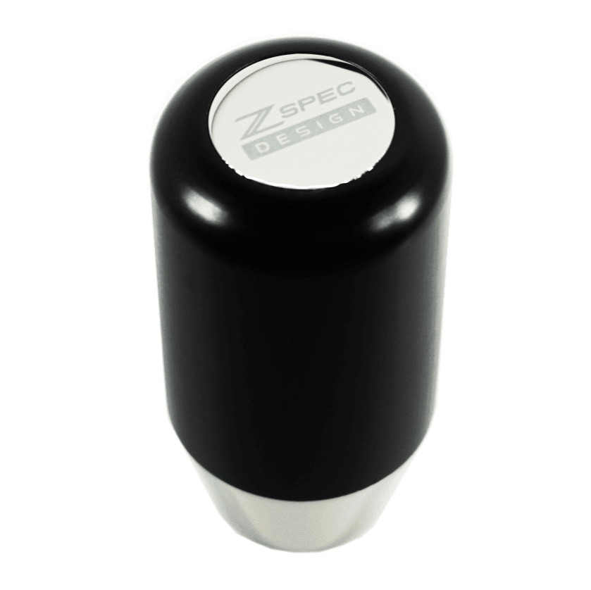 ZSPEC Shift Knob, M12-1.25, Delrin & Stainless, 4-Speed Shift Pattern Coin - Howling Moto