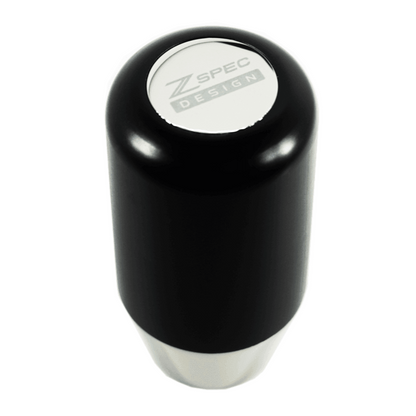 ZSPEC Shift Knob, M12-1.25, Delrin & Stainless, 4-Speed Shift Pattern Coin - Howling Moto