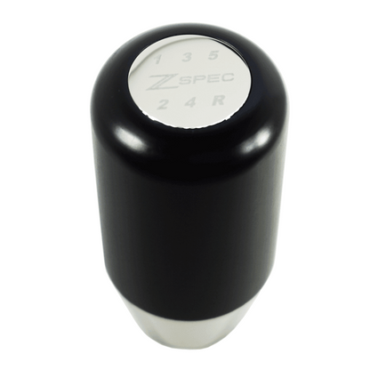 ZSPEC Shift Knob, M8-1.25, Delrin & Stainless, 5-Speed Shift Pattern Coin - Howling Moto