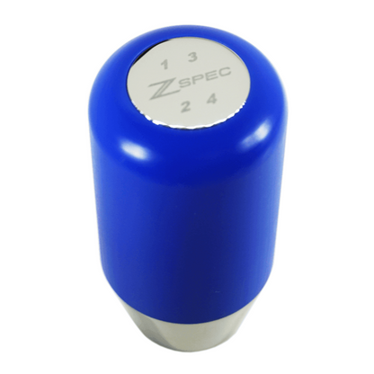 ZSPEC Shift Knob, M10-1.5, Delrin & Stainless, 4-Speed Shift Pattern Coin - Howling Moto