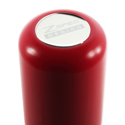 ZSPEC Shift Knob, M8-1.25, Delrin & Stainless, 5-Speed Shift Pattern Coin - Howling Moto