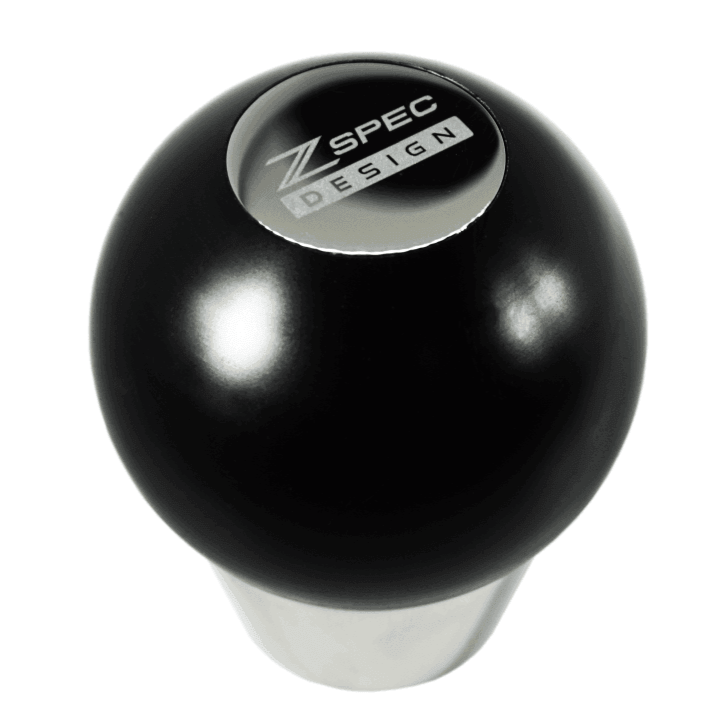 ZSPEC Shift Knob, M8-1.25, Delrin & Stainless, 4-Speed Shift Pattern Coin - Howling Moto