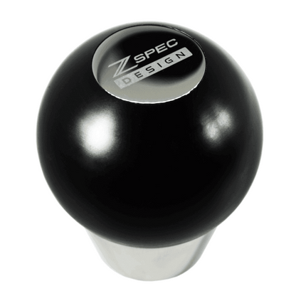 ZSPEC Shift Knob, M8-1.25, Delrin & Stainless, 4-Speed Shift Pattern Coin - Howling Moto