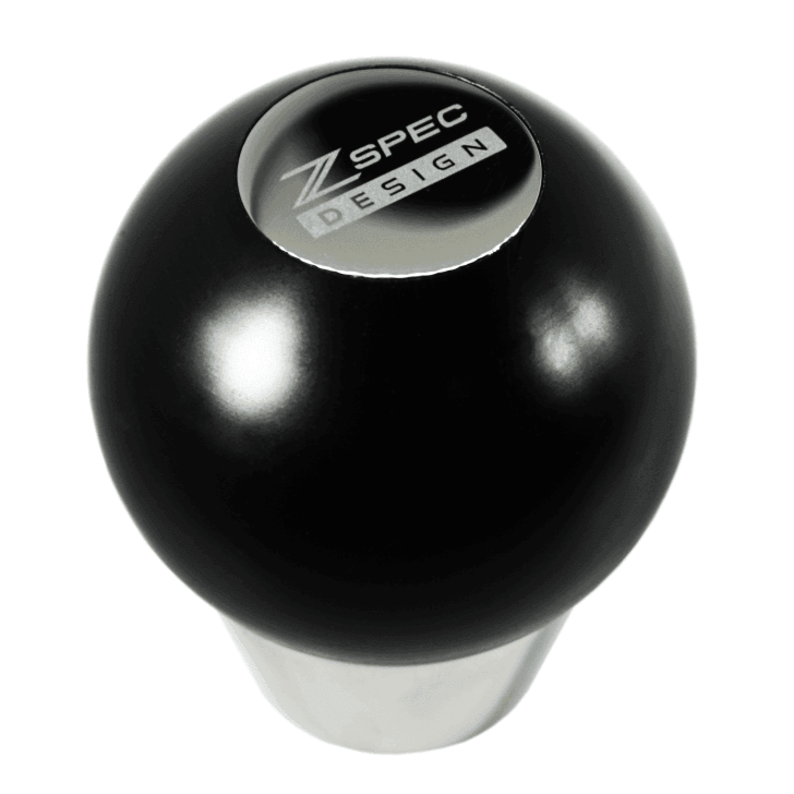 ZSPEC Shift Knob, M12-1.25, Delrin & Stainless, 5-Speed Shift Pattern Coin - Howling Moto