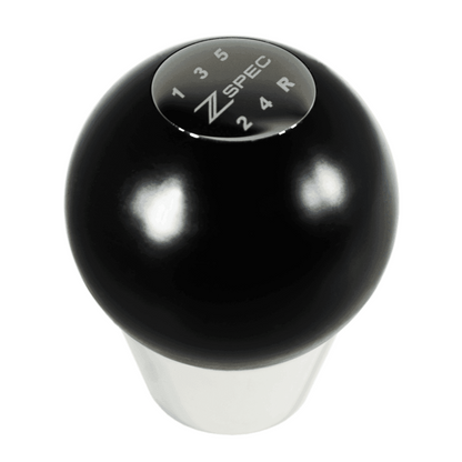 ZSPEC Shift Knob, M8-1.25, Delrin & Stainless, 5-Speed Shift Pattern Coin - Howling Moto
