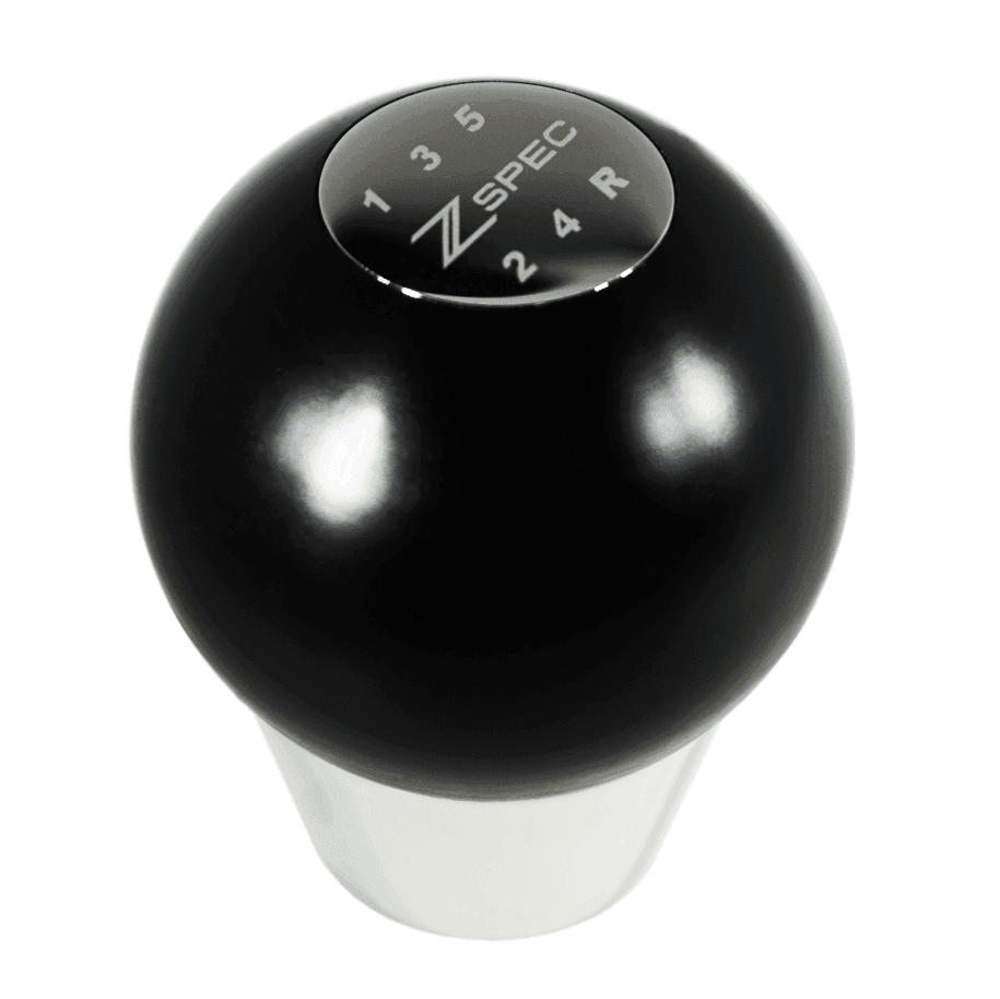 ZSPEC Shift Knob, M10-1.5, Delrin & Stainless, 5-Speed Shift Pattern Coin - Howling Moto