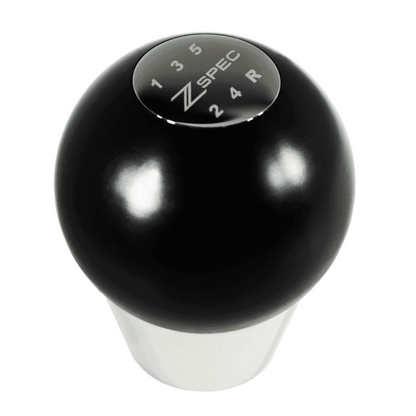 ZSPEC Shift Knob, M10-1.5, Delrin & Stainless, 5-Speed Shift Pattern Coin - Howling Moto