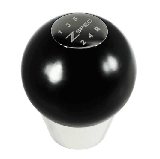 ZSPEC Shift Knob, M10-1.5, Delrin & Stainless, 5-Speed Shift Pattern Coin - Howling Moto