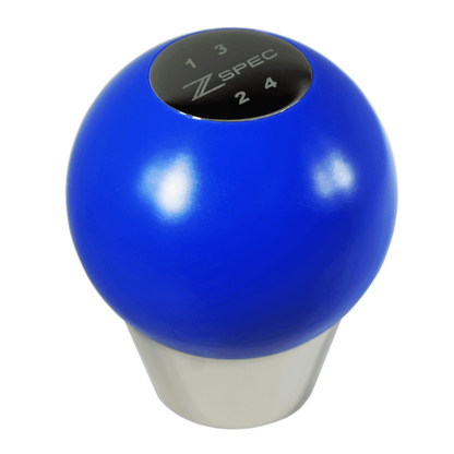 ZSPEC Shift Knob, M10-1.5, Delrin & Stainless, 4-Speed Shift Pattern Coin - Howling Moto