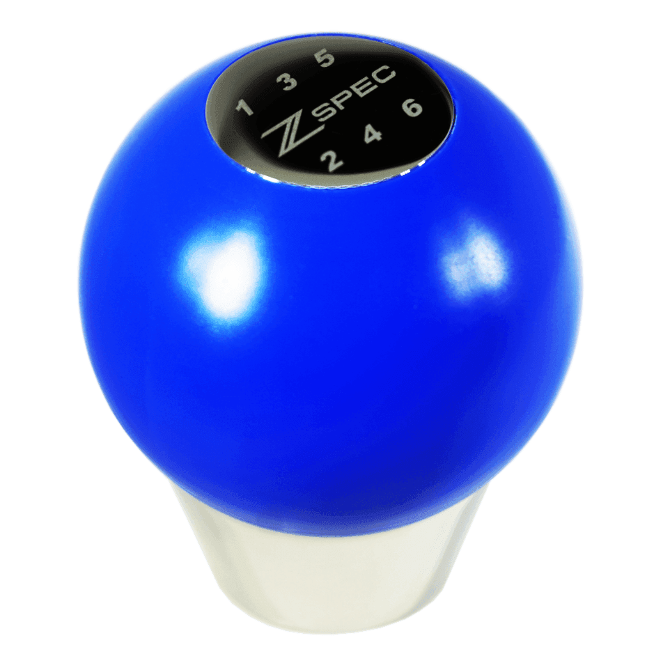 ZSPEC Shift Knob, M10-1.5, Delrin & Stainless, 6-Speed Shift Pattern Coin - Howling Moto