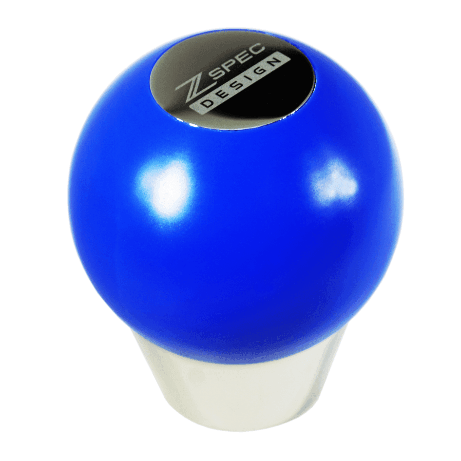 ZSPEC Shift Knob, M8-1.25, Delrin & Stainless, 4-Speed Shift Pattern Coin - Howling Moto