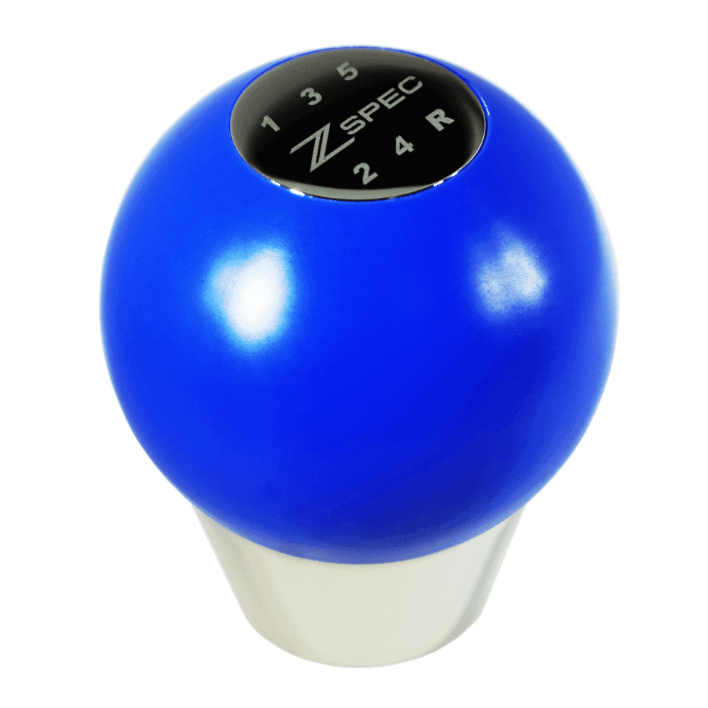 ZSPEC Shift Knob, M8-1.25, Delrin & Stainless, 5-Speed Shift Pattern Coin - Howling Moto