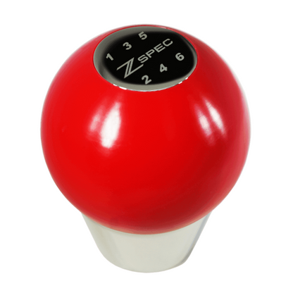 ZSPEC Shift Knob, M12-1.25, Delrin & Stainless, 6-Speed Shift Pattern Coin - Howling Moto