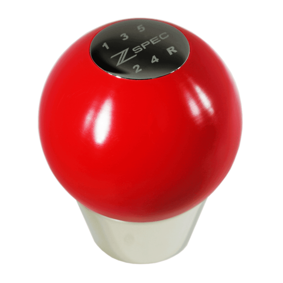 ZSPEC Shift Knob, M12-1.25, Delrin & Stainless, 5-Speed Shift Pattern Coin - Howling Moto