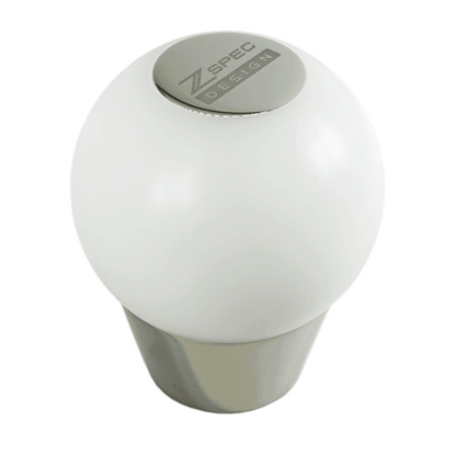 ZSPEC Shift Knob, M8-1.25, Delrin & Stainless, 5-Speed Shift Pattern Coin - Howling Moto