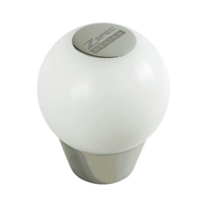 ZSPEC Shift Knob, M10-1.5, Delrin & Stainless, 4-Speed Shift Pattern Coin - Howling Moto