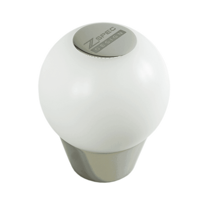 ZSPEC Shift Knob, M8-1.25, Delrin & Stainless, 4-Speed Shift Pattern Coin - Howling Moto