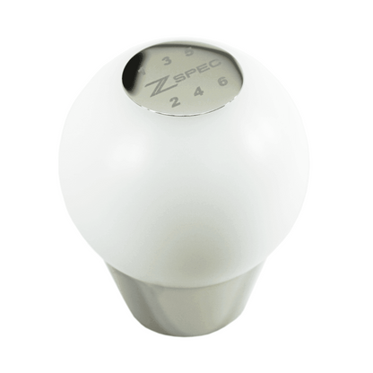 ZSPEC Shift Knob, M10-1.5, Delrin & Stainless, 6-Speed Shift Pattern Coin - Howling Moto