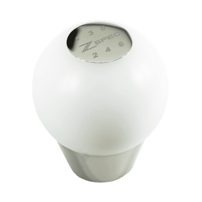 ZSPEC Shift Knob, M8-1.25, Delrin & Stainless, 6-Speed Shift Pattern Coin - Howling Moto