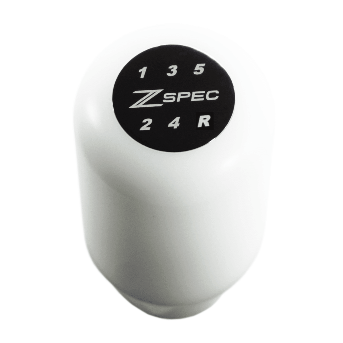 ZSPEC Shift Knob, M12-1.25, Delrin & Stainless, 5-Speed Shift Pattern Coin - Howling Moto