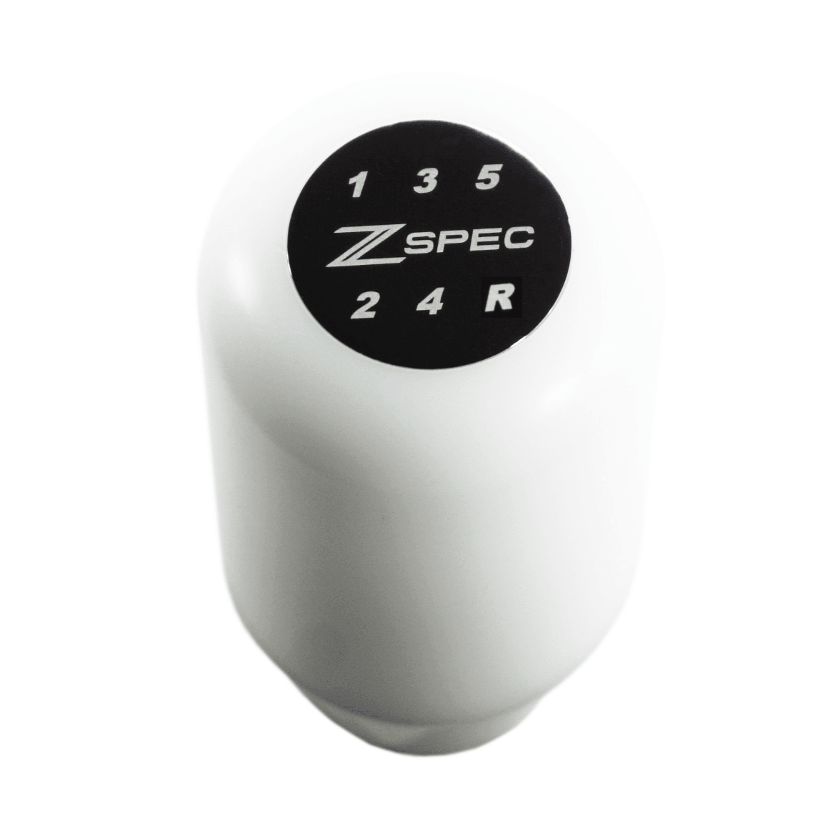 ZSPEC Shift Knob, M8-1.25, Delrin & Stainless, 5-Speed Shift Pattern Coin - Howling Moto