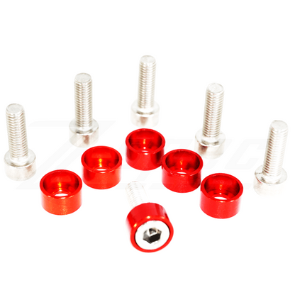 ZSPEC Radio Console Dress Up Bolts® Fasteners for '03-06 Dodge Viper, Stainless & Billet - Howling Moto