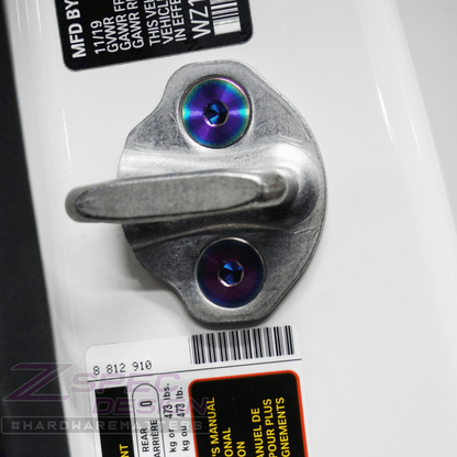 ZSPEC Dress Up Bolts® Fastener Kit, Door Jams Area for Toyota Supra MK5, Titanium - Howling Moto